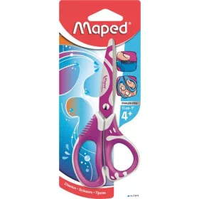   Olló, iskolai, 13 cm, MAPED "Zenoa Fit", vegyes színek