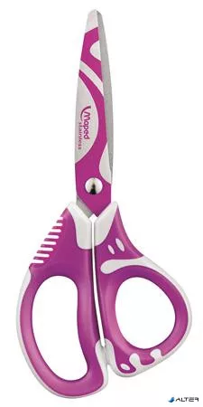 Olló, iskolai, 13 cm, MAPED 'Zenoa Fit', vegyes színek