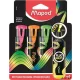 Szövegkiemelő készlet, 1-5 mm, MAPED 'Fluo Peps Flex', 4 különböző szín