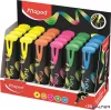 Szövegkiemelő display, 1-5 mm, MAPED "Fluo Peps Flex", vegyes színek