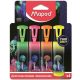 Szövegkiemelő készlet, 1-5 mm, MAPED "Deepsea Paradise Fluo Peps", 4 különböző szín