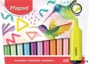 Szövegkiemelő készlet, 1-5 mm, MAPED "Fluo Peps Assorted", 12 különböző szín