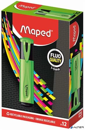 Szövegkiemelő, 1-5 mm, MAPED "Fluo Peps Classic", zöld