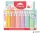 Szövegkiemelő készlet, 1-5 mm, MAPED "Fluo Peps Quality", 6 különböző pasztell szín