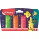 Szövegkiemelő készlet, 1-5 mm, MAPED "Pixel Party Mini", 4 különböző szín