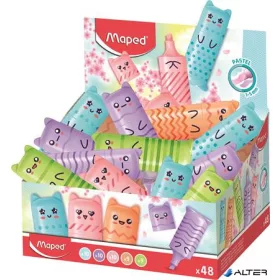   Szövegkiemelő display, 1-5 mm, MAPED "Mini Pastel", 5 különböző pasztell szín