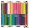 Színes ceruza készlet, háromszögletű, kétvégű, MAPED "Color'Peps Duo", 48 különböző szín
