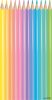 Színes ceruza készlet, háromszögletű, MAPED 'Color'Peps Pastel', 12 különböző pasztell szín