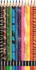 Színes ceruza készlet, háromszögletű, MAPED 'Color'Peps Animal', 12 különböző szín