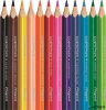 Színes ceruza készlet, háromszögletű, MAPED 'Color'Peps Star Mini', 12 különböző szín