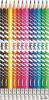 Színes ceruza készlet, háromszögletű, radírozható, MAPED 'Color'Peps Oops', 12 különböző szín