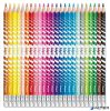 Színes ceruza készlet, háromszögletű, radírozható, MAPED "Color'Peps Oops", 24 különböző szín