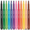 Filctoll készlet, 3,7 mm, kimosható, MAPED „Color'Peps Long Life 2”, 12 különböző szín