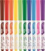 Akvarell filctoll készlet, 3,6 mm, ecsettel, MAPED 'Color'Peps Aqua', 10 különböző szín