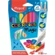 Filctoll készlet, 3,6 mm, MAPED "Color'Peps Magic", 8+2 különböző szín