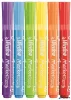 Ablakfilc készlet, vastag, törlőkendővel, 5 mm, MAPED "Marker'Peps", 6 különböző szín