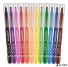 Filctoll készlet, 1-3,6 mm, kimosható, MAPED "Color'Peps Long Life", 12 különböző szín