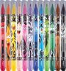 Filctoll készlet, 2,8 mm, kimosható, MAPED 'Color'Peps Monster' 12 különböző szín