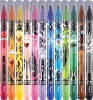 Filctoll készlet, 2,8 mm, kimosható, MAPED "Color'Peps Monster" 12 különböző szín