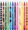 Filctoll készlet, 2,8 mm, kimosható, MAPED "Color'Peps Animals", 12 különböző szín