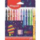 Filctoll készlet, 2,8 mm, kimosható, MAPED "Pixel Party", 12 különböző szín