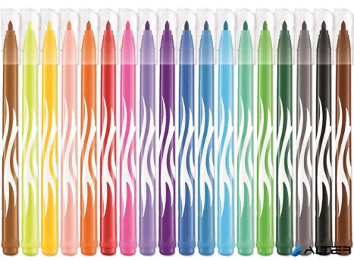 Filctoll készlet, 2,8 mm, kimosható, MAPED "Color'Peps Jungle", 18 különböző szín