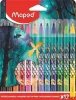 Filctoll készlet, 2,8 mm, kimosható, MAPED „Dragon sárkány”, 12 különböző szín