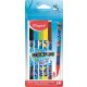 Filctoll készlet, 2 mm, kimosható, MAPED 'Color'Peps Ocean Life', 6 különböző szín