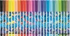 Filctoll készlet, 2 mm, kimosható, MAPED "Color'Peps Ocean Life", 24 különböző szín