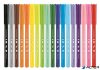 Filctoll készlet, 2 mm, kimosható, MAPED 'Color'Peps Ocean', 18 különböző szín
