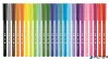 Filctoll készlet, 2 mm, kimosható, MAPED "Color'Peps Ocean", 24 különböző szín