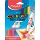 Filctoll készlet, 7,5 mm, kétvégű, MAPED 'Color'Peps Duo Stamp' 8 különböző szín és minta