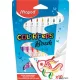 Filctoll készlet, kimosható, ecsetjellegű, MAPED "Color ’Peps Brush", 10 különböző szín
