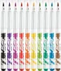 Filctoll készlet, kimosható, ecsetjellegű, MAPED "Color ’Peps Brush", 10 különböző szín