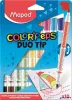 Filctoll készlet, MAPED 'Color'Peps Duo Tip', 10 különböző szín
