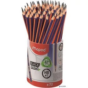   Grafitceruza, ceruzatartó, HB, háromszögletű, MAPED "Black'Peps Navy"