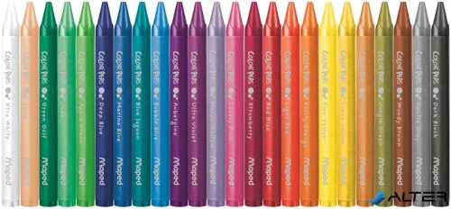 Zsírkréta, MAPED "Color'Peps Wax", 24 különböző szín