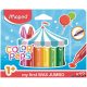 Zsírkréta, vastag, MAPED 'Color'Peps MAXI Wax', 12 különböző szín