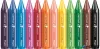 Zsírkréta, vastag, MAPED "Color'Peps MAXI Wax", 12 különböző szín