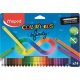 Színes ceruza készlet, háromszögletű, MAPED 'Color'Peps INFINITY', 24 különböző szín