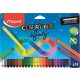 Színes ceruza készlet, háromszögletű, MAPED "Color'Peps INFINITY", 24 különböző szín