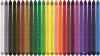 Színes ceruza készlet, háromszögletű, MAPED "Color'Peps INFINITY", 24 különböző szín