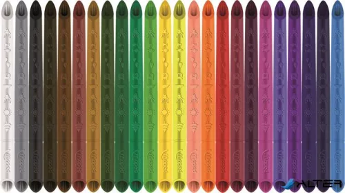 Színes ceruza készlet, háromszögletű, MAPED "Color'Peps INFINITY", 24 különböző szín