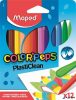 Zsírkréta, MAPED "Color'Peps" PlastiClean, 12 különböző szín