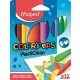 Zsírkréta, MAPED "Color'Peps" PlastiClean, 12 különböző szín