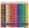 Színes ceruza készlet, háromszögletű, MAPED 'Pixel Party', 24 különböző szín