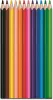 Színes ceruza készlet, háromszögletű, MAPED "Color'Peps Strong", 12 különböző szín