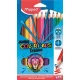 Színes ceruza készlet, háromszögletű, MAPED "Jumbo Color'Peps Strong", 12 különböző szín