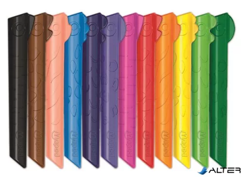 Színes ceruza készlet, háromszögletű, MAPED „Color'Peps Infinity Kidy”, 12 különböző szín