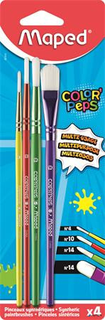 Ecsetkészlet, no. 4-10-14-14, MAPED 'Color'Peps'